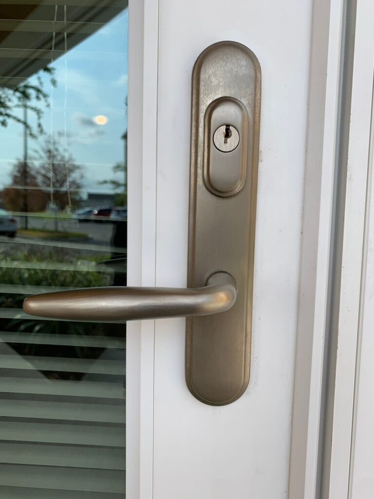 storm door lock change in starke